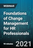 Foundations of Change Management for HR Professionals - Webinar (Recorded)- Product Image