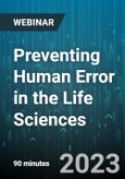 Preventing Human Error in the Life Sciences - Webinar (Recorded)- Product Image