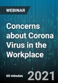 Concerns about Corona Virus in the Workplace - Webinar (Recorded)- Product Image