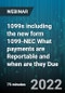 1099s including the new form 1099-NEC What payments are Reportable and when are they Due - Webinar - Product Image