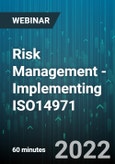 Risk Management - Implementing ISO14971: 2019 - Webinar (Recorded)- Product Image