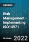 Risk Management - Implementing ISO14971: 2019 - Webinar - Product Image