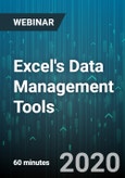 Excel's Data Management Tools - Webinar (Recorded)- Product Image