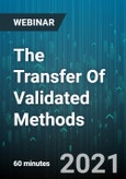 The Transfer of Validated Methods - Webinar (Recorded)- Product Image