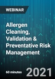 Allergen Cleaning, Validation & Preventative Risk Management - Webinar (Recorded)- Product Image