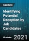 Identifying Potential Deception by Job Candidates - Webinar (Recorded) - Product Thumbnail Image