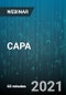 CAPA: Corrective and Preventative Actions and Non-Conformances - Webinar (Recorded) - Product Image