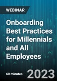 Onboarding Best Practices for Millennials and All Employees - Webinar (Recorded)- Product Image