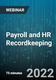 Payroll and HR Recordkeeping - Webinar (Recorded)- Product Image