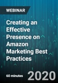 Creating an Effective Presence on Amazon Marketing Best Practices - Webinar (Recorded)- Product Image