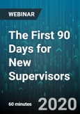 The First 90 Days for New Supervisors - Webinar (Recorded)- Product Image