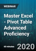 Master Excel - Pivot Table Advanced Proficiency - Webinar (Recorded)- Product Image
