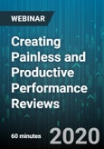 Creating Painless and Productive Performance Reviews - Webinar (Recorded)- Product Image