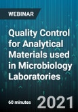 Quality Control for Analytical Materials used in Microbiology Laboratories - Webinar (Recorded)- Product Image