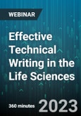 6-Hour Virtual Seminar on Effective Technical Writing in the Life Sciences - Webinar (Recorded)- Product Image