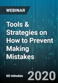 Tools & Strategies on How to Prevent Making Mistakes - Webinar (Recorded)- Product Image
