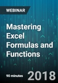 Mastering Excel Formulas and Functions - Webinar (Recorded)- Product Image
