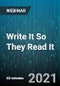 Write It So They Read It: Technical Writing for HR Professionals - Webinar - Product Image