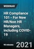 HR Compliance 101 - For New HR/Non HR Managers, including COVID-19 - Webinar (Recorded)- Product Image