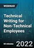 Technical Writing for Non-Technical Employees - Webinar (Recorded)- Product Image