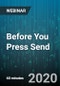 Before You Press Send: How To Stop Wasting Tons of Time Writing Emails That Don't Get Read - Webinar (Recorded) - Product Image