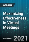 Maximizing Effectiveness in Virtual Meetings - Webinar (Recorded)- Product Image