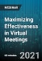 Maximizing Effectiveness in Virtual Meetings - Webinar (Recorded) - Product Thumbnail Image