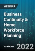 Business Continuity & Home Workforce Planning - Webinar (Recorded)- Product Image