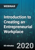 Introduction to Creating an Entrepreneurial Workplace - Webinar (Recorded)- Product Image