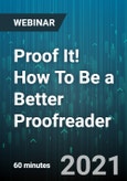Proof It! How To Be a Better Proofreader - Webinar (Recorded)- Product Image