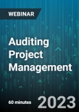 Auditing Project Management - Webinar (Recorded)- Product Image