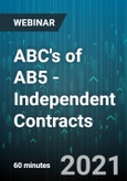 ABC's of AB5 - Independent Contracts - Webinar (Recorded)- Product Image