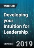 Developing your Intuition for Leadership - Webinar (Recorded)- Product Image