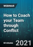 How to Coach your Team through Conflict - Webinar (Recorded)- Product Image