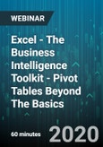 Excel - The Business Intelligence Toolkit - Pivot Tables Beyond The Basics - Webinar (Recorded)- Product Image