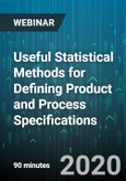 Useful Statistical Methods for Defining Product and Process Specifications - Webinar (Recorded)- Product Image