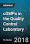 cGMPs in the Quality Control Laboratory - Webinar - Product Thumbnail Image