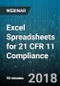 Excel Spreadsheets for 21 CFR 11 Compliance - Webinar (Recorded) - Product Thumbnail Image