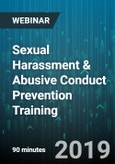 Sexual Harassment & Abusive Conduct Prevention Training - Webinar (Recorded)- Product Image