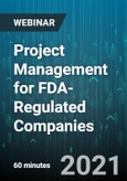 Project Management for FDA-Regulated Companies - Webinar (Recorded)- Product Image