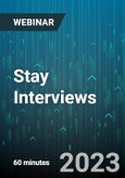 Stay Interviews: A Powerful Employee Engagement and Retention Tool - Webinar (Recorded)- Product Image