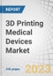3D Printing Medical Devices Market by Component (3D Printer, 3D Bioprinter, Material, Software, Service), Technology (EBM, DMLS, SLS, SLA, DLP, Polyjet), Application (Surgical Guides, Prosthetics, Implants), End User & Region - Global Forecast to 2028 - Product Image