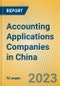Accounting Applications Companies in China - Product Image