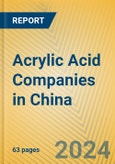 Acrylic Acid Companies in China- Product Image