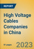 High Voltage Cables Companies in China- Product Image
