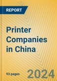 Printer Companies in China- Product Image