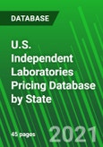 U.S. Independent Laboratories Pricing Database by State- Product Image
