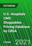 U.S. Hospitals CMS Shoppables Pricing Database by CBSA- Product Image