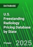 U.S. Freestanding Radiology Pricing Database by State- Product Image