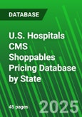 U.S. Hospitals CMS Shoppables Pricing Database by State- Product Image